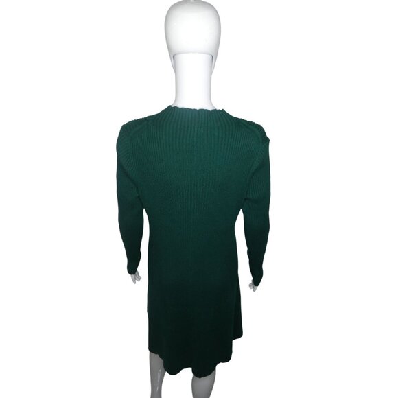 J Crew‎ Women's Ribbed Mini Sweater-Dress Size L - Picture 9 of 14